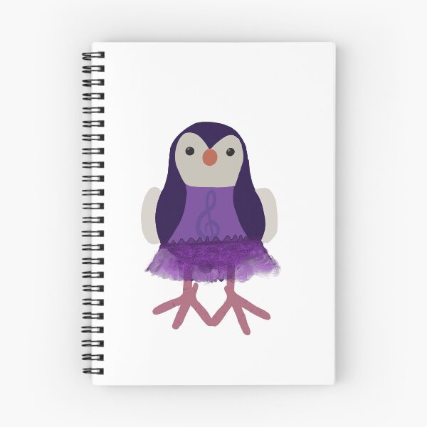 Item preview, Purple fancy Music bird designed and sold by byebecbec.