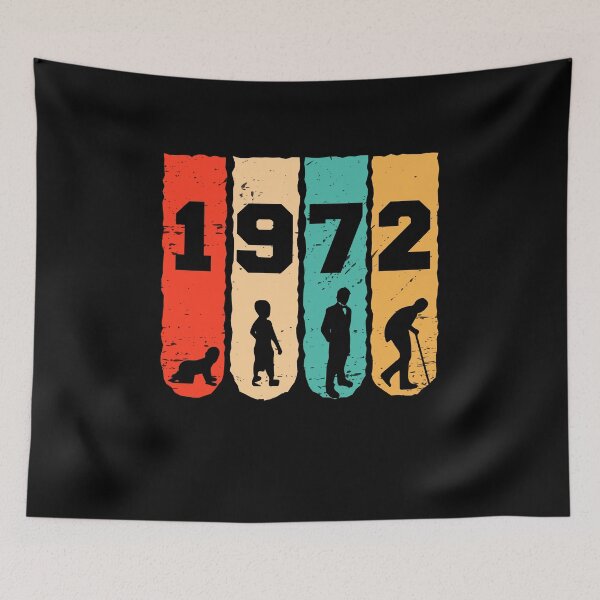 Item preview,  Vintage 1972, 51th Birthday Gift designed and sold by ahmedbakkali.
