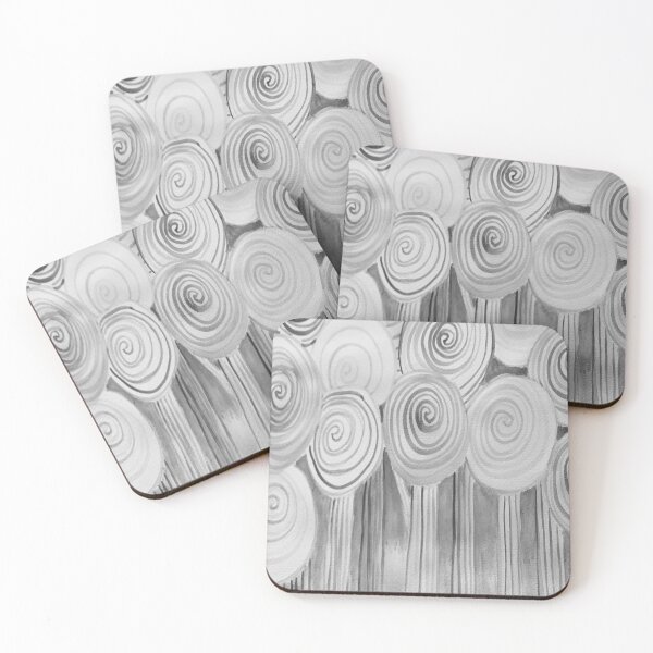 Item preview, Black and White Lollipop Tree Swirl - Art designed and sold by jolabrese.