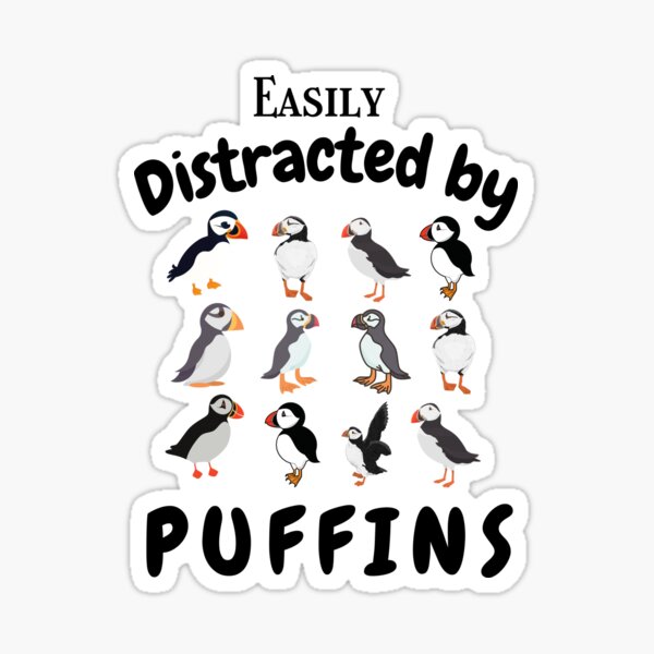 Item preview,   i'd rather be watching puffins designed and sold by vidyaroul.