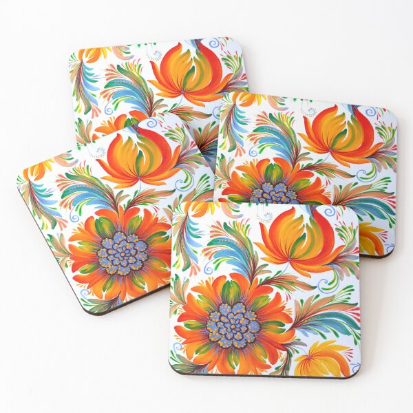 Item preview, Sunny Flowers Watercolor Painting designed and sold by Svitlana Prouty.