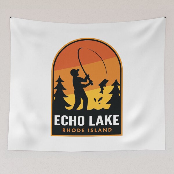Item preview, Echo Lake Rhode Island Fishing designed and sold by HalpinDesign.