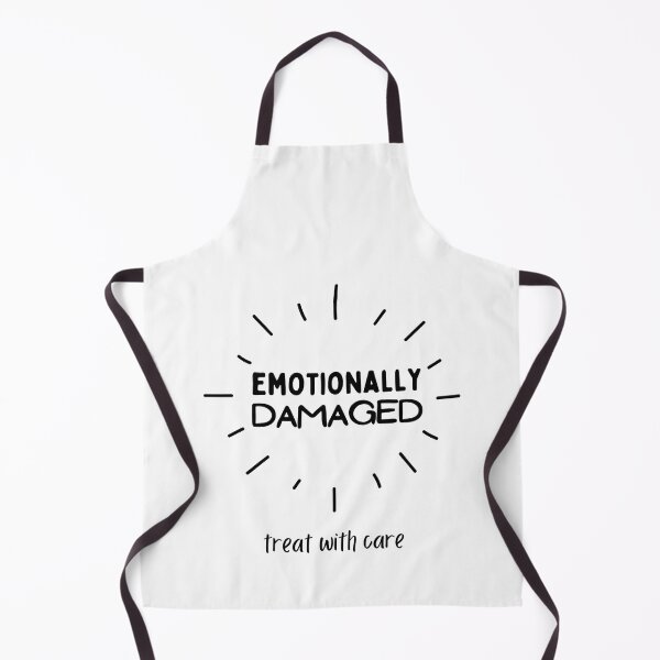 Item preview, Emotionally Damaged Treat With Care. Warning Sign For Fragile People designed and sold by Rebel-Design.