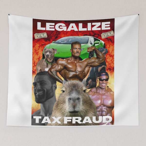 Item preview, Legalize Tax Fraud designed and sold by joshemf.