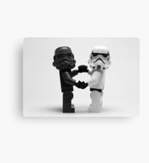 Lego Star Wars Stormtroopers Love Canvas Print
