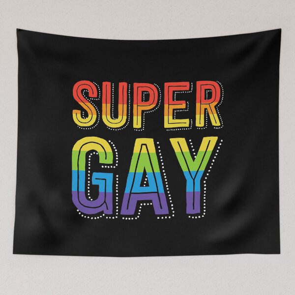 Item preview, Super Gay LGBTQIA Pride Flag LGBT Pride Month designed and sold by QueenOfPrint.