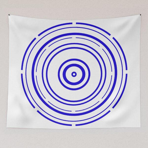 Item preview, lines ERA Circle White/Blue designed and sold by joan manel zamora.