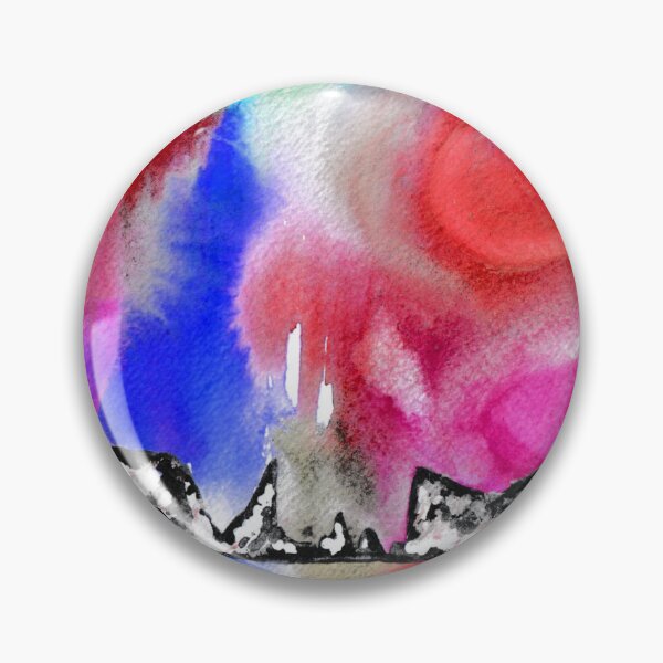Item preview, Northern Lights and Mountains - Purple Palette designed and sold by Niina  Niskanen.