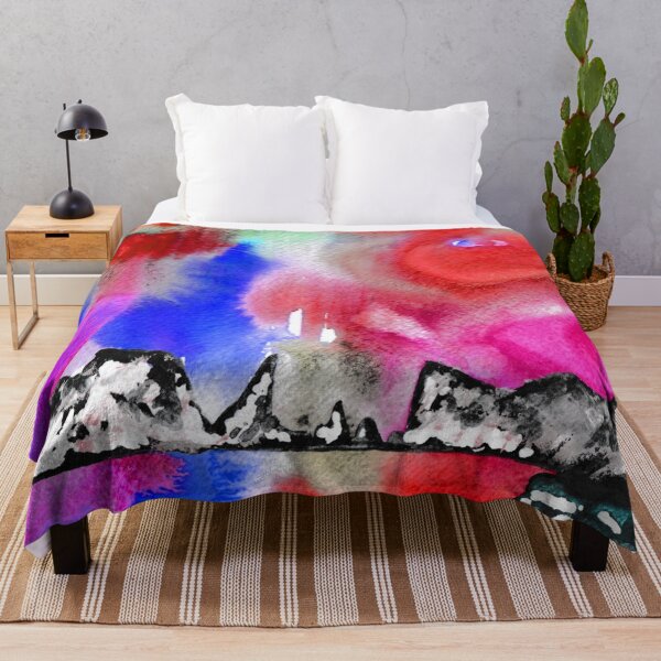 Item preview, Northern Lights and Mountains - Purple Palette designed and sold by Niina Niskanen.