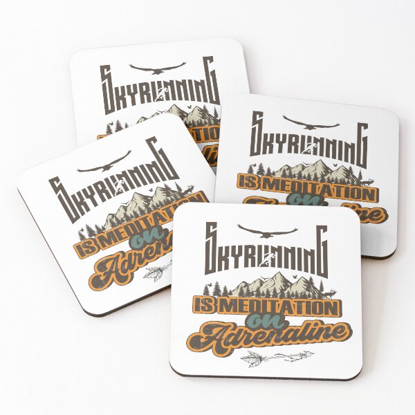 Item preview, SKYRUNNING IS MEDITATION ON ADRENALINE designed and sold by HomeCoquette.