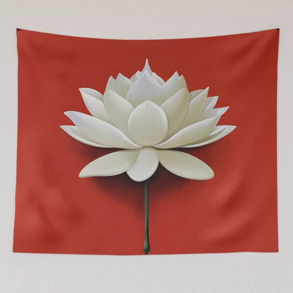 Item preview, White Lotus on Red XIII designed and sold by GGG-AI.