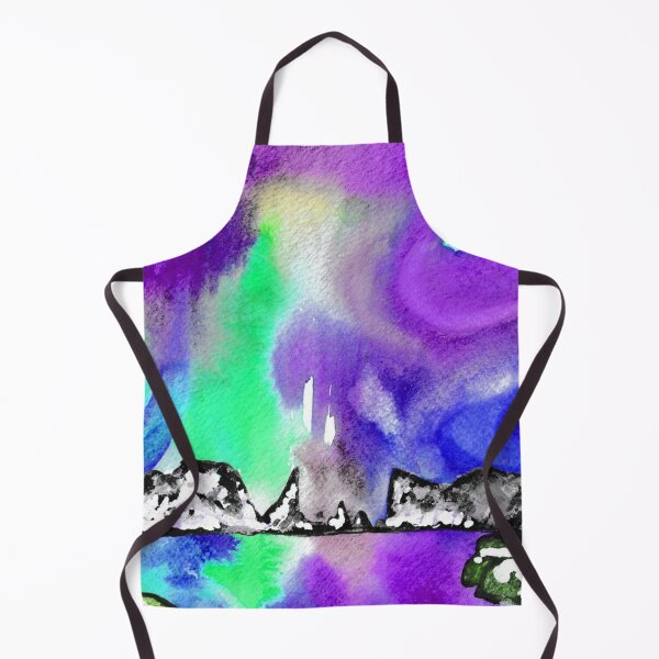 Item preview, Northern Lights and Mountains - Purple Palette designed and sold by Niina Niskanen.