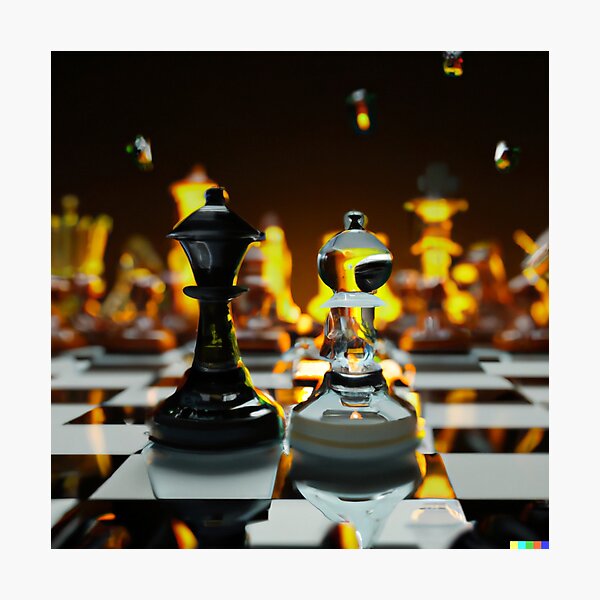 The Queens Gambit Chess Opening Poster Fine Art Print Greeting Card for  Sale by Jorn van Hezik