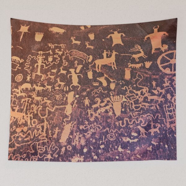 Item preview, Newspaper Rock Petroglyph Rock Art Design designed and sold by GraphicAlchemy.