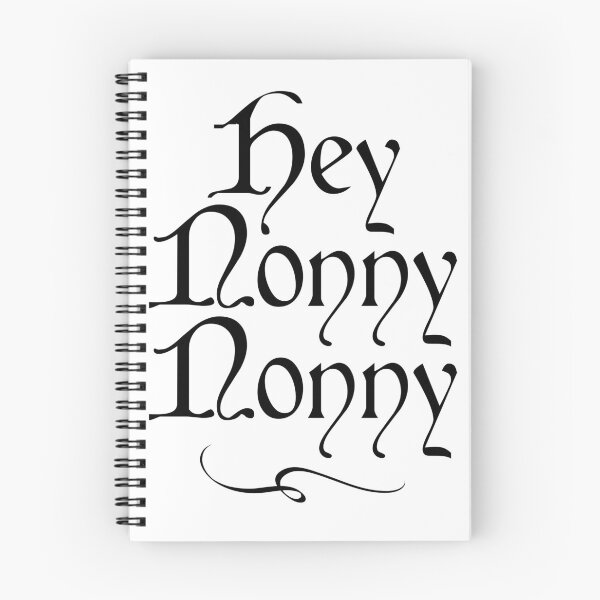 Item preview, Hey nonny nonny | William Shakespeare Quote designed and sold by CastlesClassics.