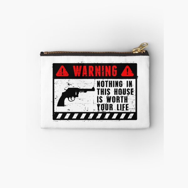 Item preview, human warning label nothing in this house is worth your life  designed and sold by ramwebroom.