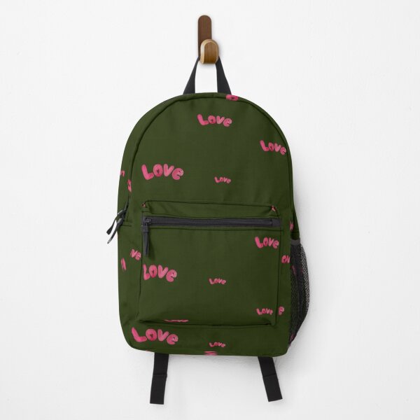Item preview, Love pink valentine pattern cute a watercolor green designed and sold by Yana Mustafina | Boho Soulful Designs.