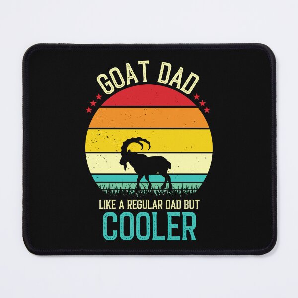 Item preview, Goat Dad Like A Regular Dad But Cooler - Retro Vintage Funny Goat Dad Gift designed and sold by Creative Angel.