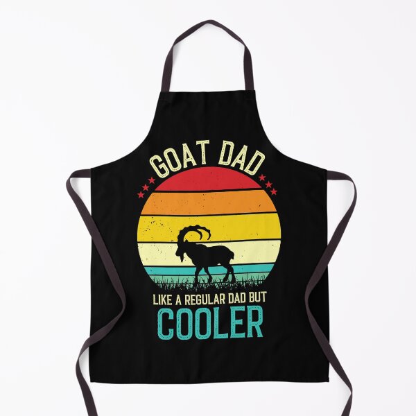 Item preview, Goat Dad Like A Regular Dad But Cooler - Retro Vintage Funny Goat Dad Gift designed and sold by Creative Angel.