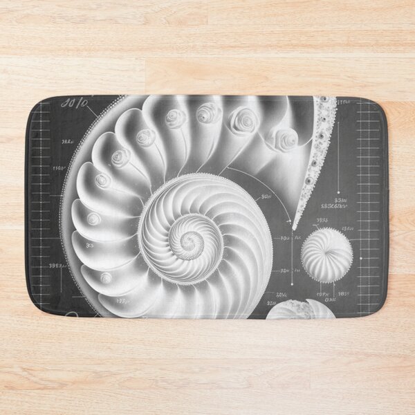 Item preview, White Pearl Fibonacci Golden Ratio Style   designed and sold by RAGANADesign.