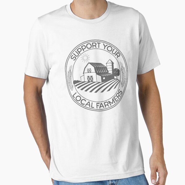 Vista previa del artículo con la obra «Apoye a sus agricultores locales», diseñado y vendido por Rich Summers Art.