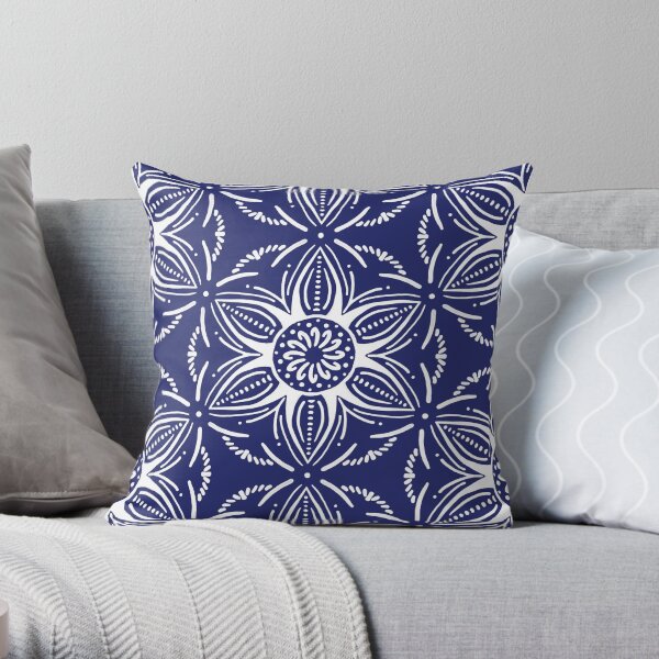 White Daffodils Throw Pillow