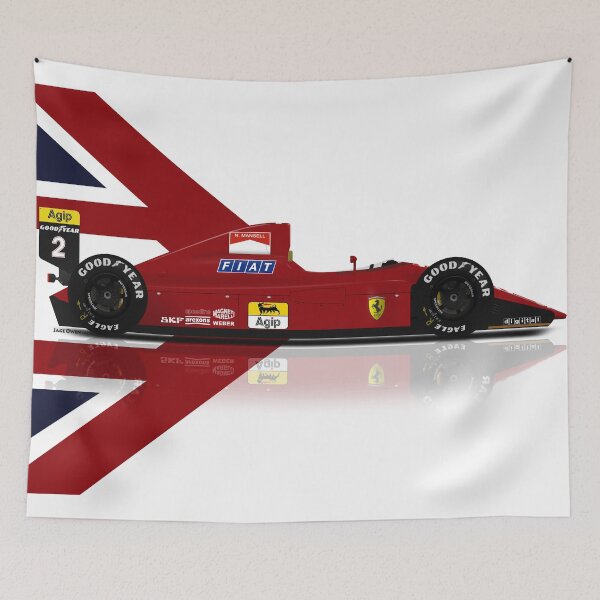 Item preview, Nigel Mansell - 641 with Helmet colours designed and sold by JageOwen.
