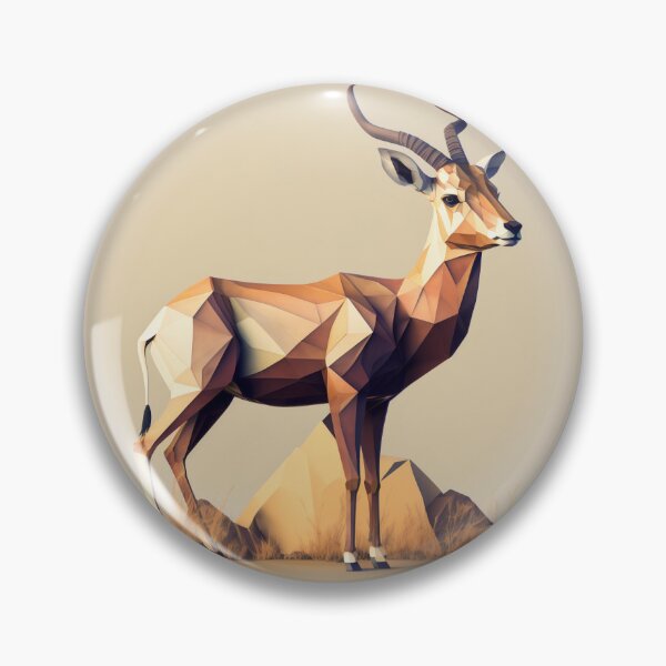 Item preview, Low Poly Antilope designed and sold by LowPolyStation.