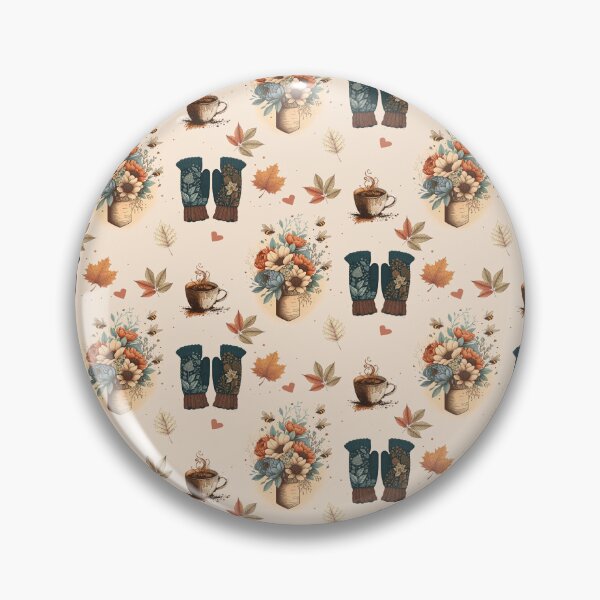 Item preview, Cozy autumn pattern designed and sold by nicolinedesigns.