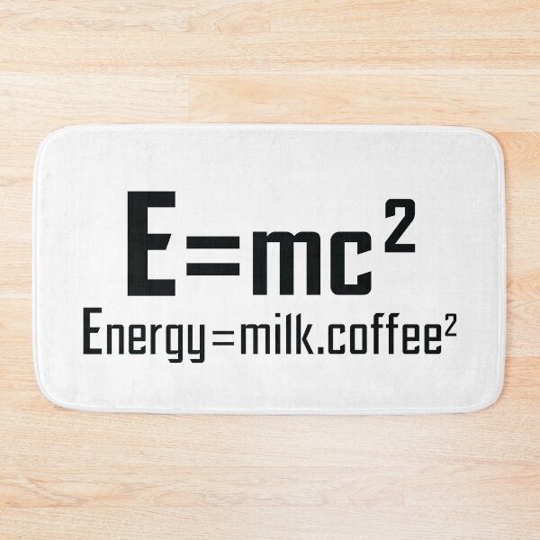 Item preview, E=mc2 - Funny Physics Joke designed and sold by ScienceCorner.