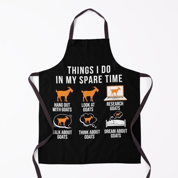 Item preview, Things i Do in My Spare Time - Funny Goat Lovers Gift designed and sold by Creative Angel.