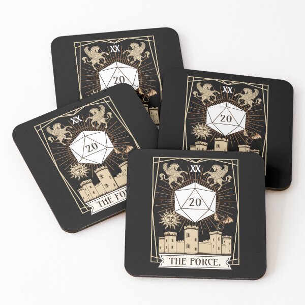 Item preview, Tarot D20 The Power designed and sold by NerdyCotton.