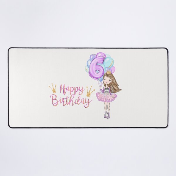 Item preview, Happy 6th Birthday Girl designed and sold by Samantha Martens.