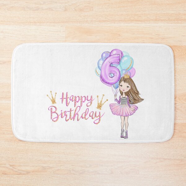 Item preview, Happy 6th Birthday Girl designed and sold by Samantha Martens.