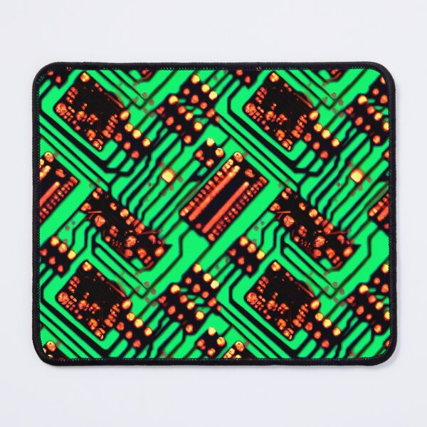 Item preview, circuitboard pattern futuristic cyberpunk electronics wires designed and sold by SJG-digital.
