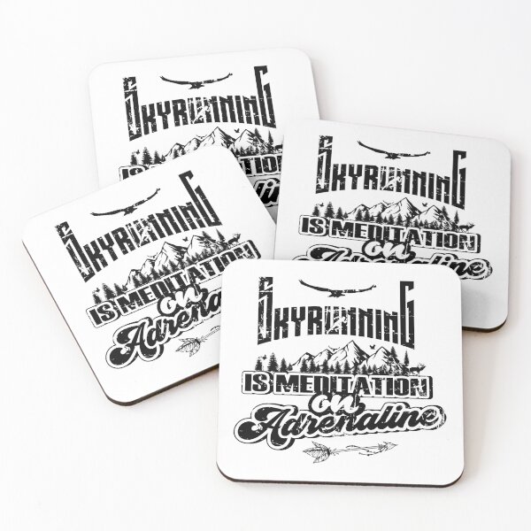 Item preview, SKYRUNNING IS MEDITATION ON ADRENALINE designed and sold by HomeCoquette.