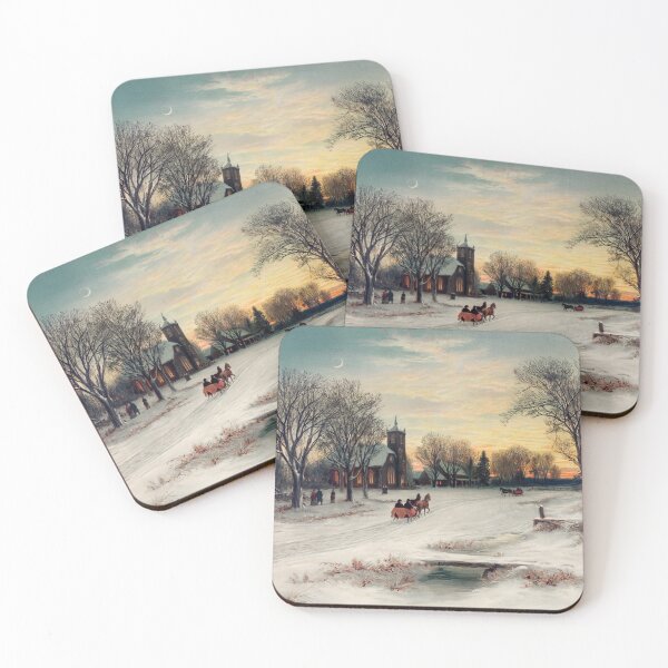 Item preview, Winter scenery - Christmas Eve  by W.C. Bauer designed and sold by AR-shop.
