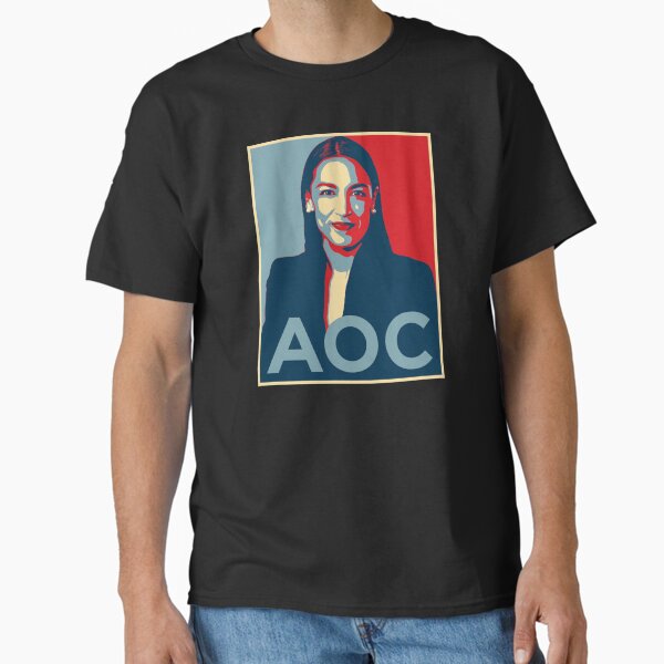 Item preview, AOC in the style of Shepard Fairey Hope poster designed and sold by Signs for Dark Times.