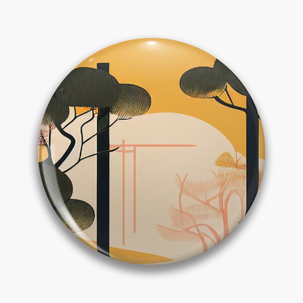 Item preview, Japanese Garden landscape art print 004 designed and sold by MyArtLand.