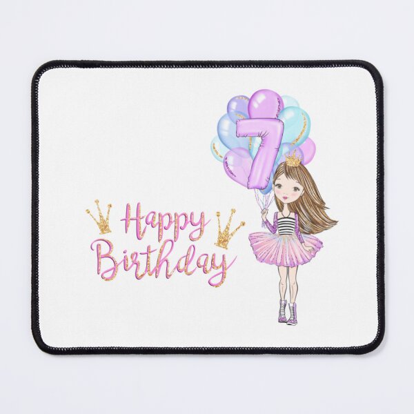 Item preview, Happy 7th Birthday Girl designed and sold by Samantha Martens.