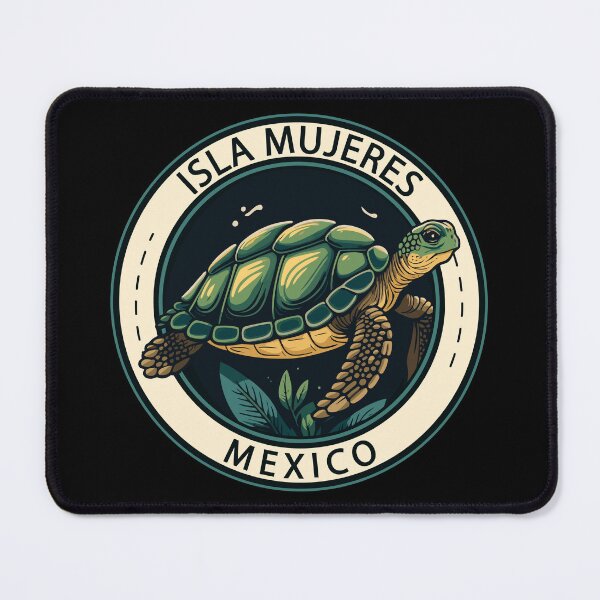 Item preview, Isla Mujeres Mexico Turtle Badge designed and sold by KrisSidDesigns.