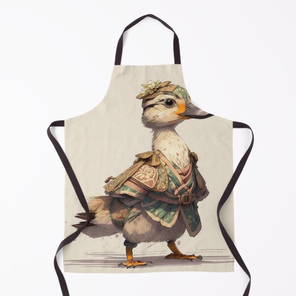 Item preview, Cute duck in kimono dress, retro Poster designed and sold by CosmicCritters.
