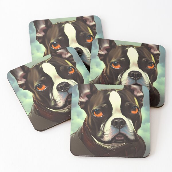 Item preview, Co-Pilot: 1940s Style Boston Terrier Pilot designed and sold by aviationpeople.