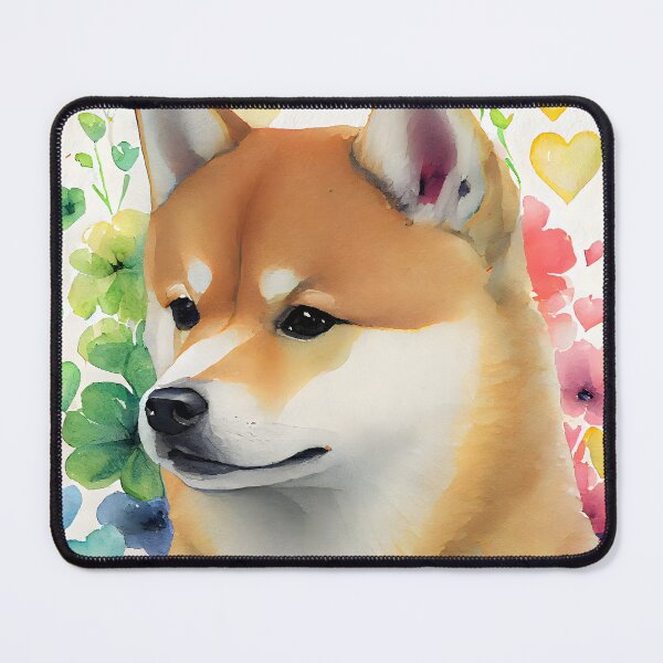 Item preview, Copy of Shiba Inu Shibe Dog Valentine with a Heart Symbol designed and sold by Shiba-Inu-Art.
