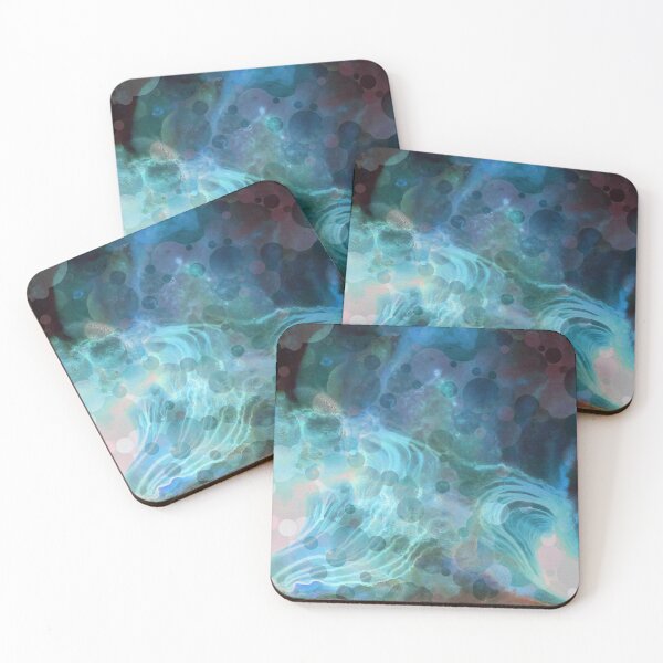 Item preview, Light Waves Dark Blue Abstract Art by Sharon Cummings designed and sold by Sharon Cummings Art.
