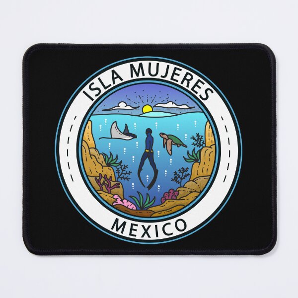 Item preview, Isla Mujeres Mexico Scuba Badge designed and sold by KrisSidDesigns.
