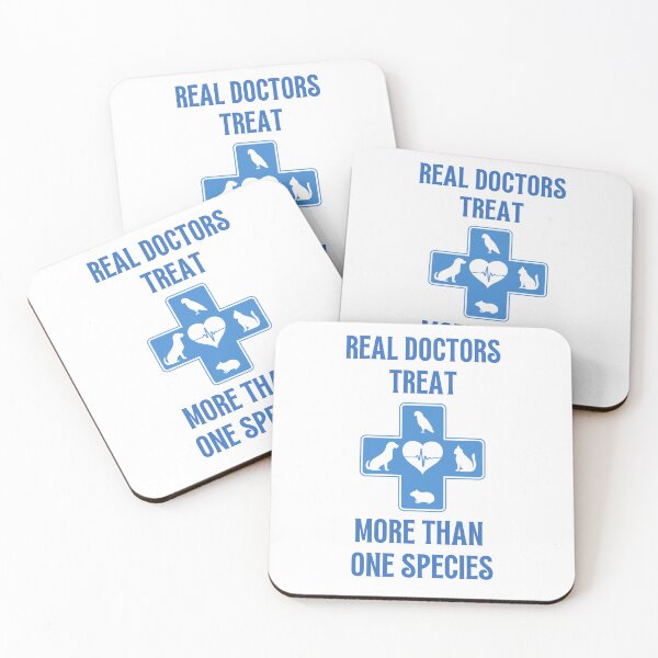 Item preview, Real Doctors Treat More Than One Species Cool Veterinarian  designed and sold by 5thseason-shop.