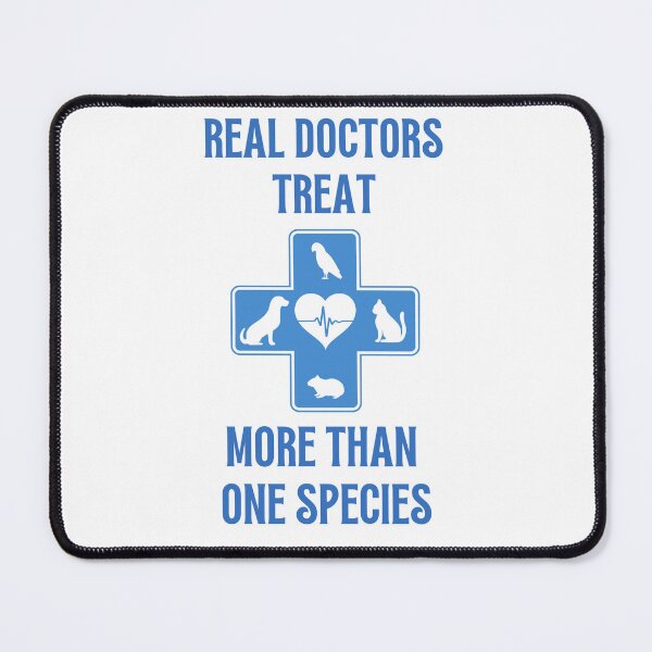 Item preview, Real Doctors Treat More Than One Species Cool Veterinarian  designed and sold by 5thseason-shop.