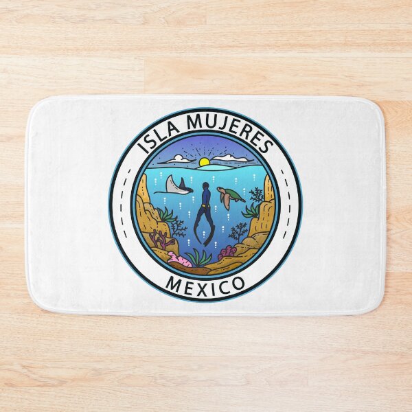 Item preview, Isla Mujeres Mexico Scuba Badge designed and sold by KrisSidDesigns.