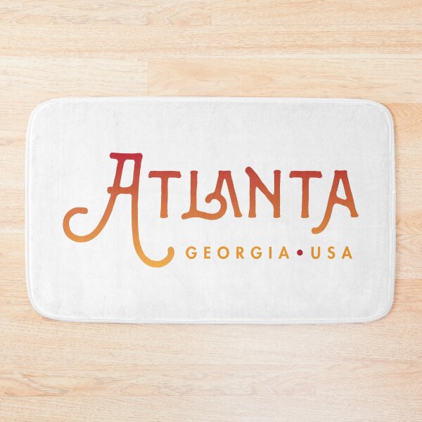 Item preview, Atlanta Georgia Typographic Design designed and sold by Futurebeachbum.